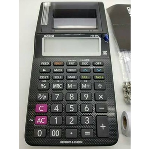 

KALKULATOR CASIO PORTABLE PRINTER HR - 8 RC REPRINT AND CHECK ORIGINAL TERBARU
