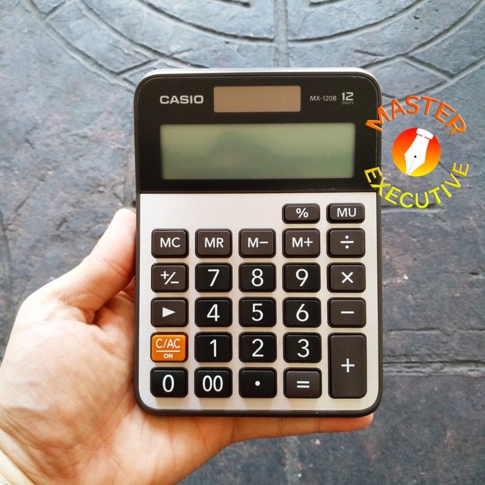 

CASIO MX-120B CALCULATOR - KALKULATOR LAYAR EXTRA BESAR ORIGINAL TERBARU