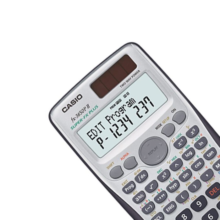 

CASIO PROGRAMMABLE CALCULATOR FX-3650PII ORIGINAL TERBARU