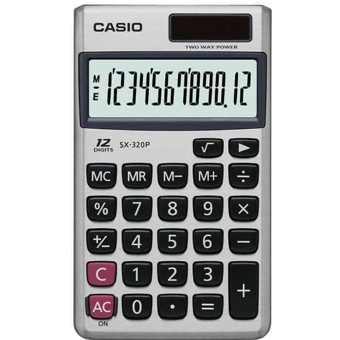 

CASIO CALCULATOR SX 320 P ORIGINAL TERBARU