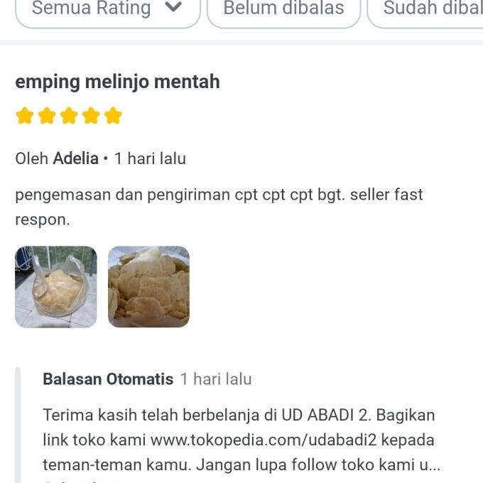 

BIG SALE EMPING MELINJO MENTAH !!!!!