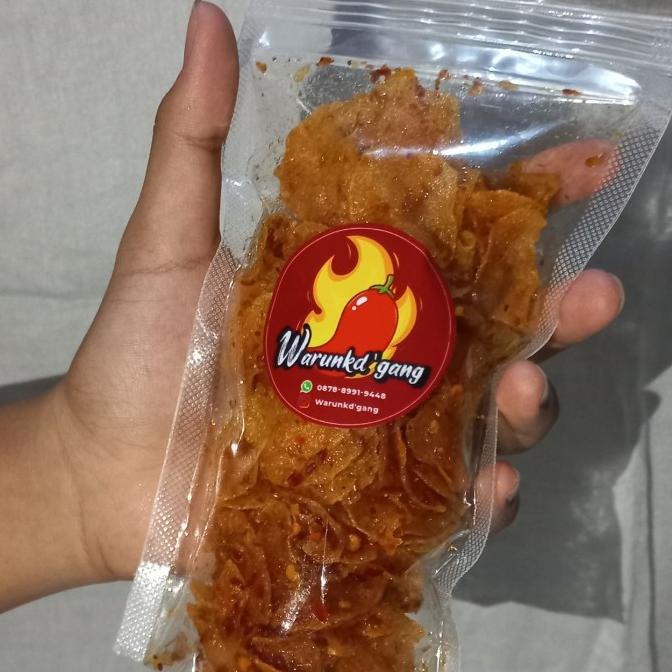 

READY STOCK PENCOK BETAWI, KERIPIK KENTANG PEDAS | 250GR !!!!!