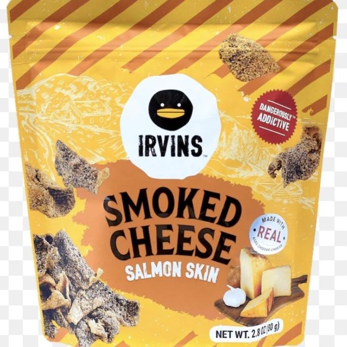 

READY STOCK IRVINS SMOKED CHEESE SALMON SKIN !!!!!