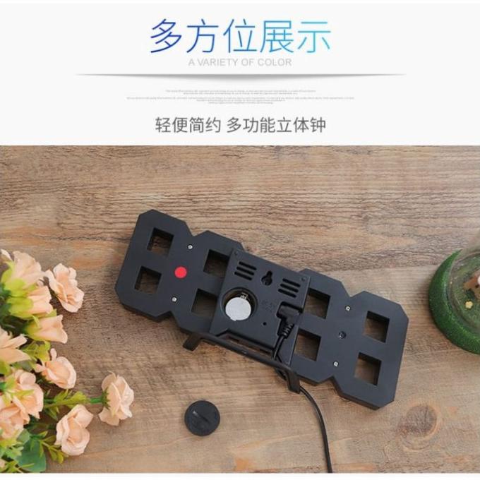 JAM DINDING DIGITAL LED/JAM MEJA-ALARM-SUHU/JAM 3D BESAR MODERN