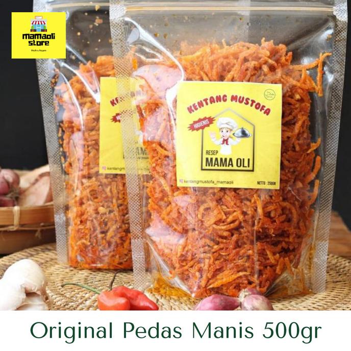 

NEW PRODUK KENTANG MUSTOFA KERING KENTANG MAMAOLI ORIGINAL PEDAS MANIS 500GR !!!!!