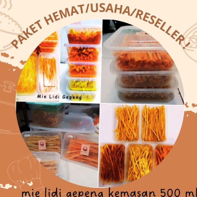 

BIG SALE PAKET USAHA DAN RESELLER MIE LIDI GEPENG ISI 10 BOX KEMASAN 500ML !!!!!