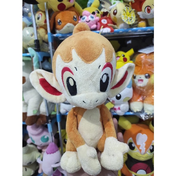 Boneka Pokemon Chimchar Mata Keras Brand Nintendo