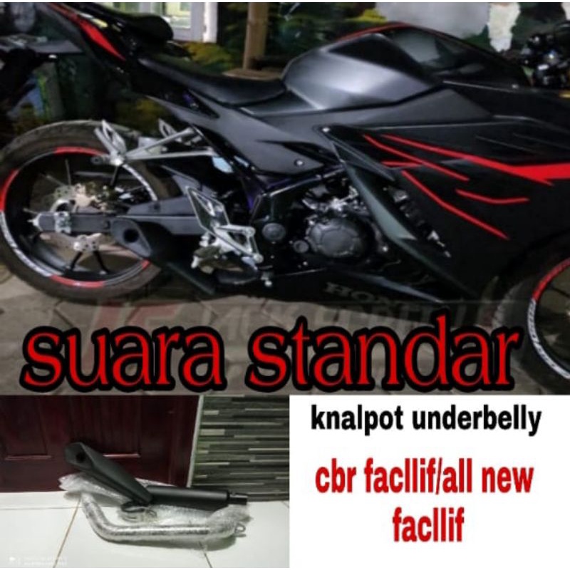 knalpot underbelly CBR faclif/Al new faclif suara standar halus