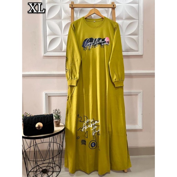 Gamis Jumbo Matt Kaos Combad 20s Ld 120