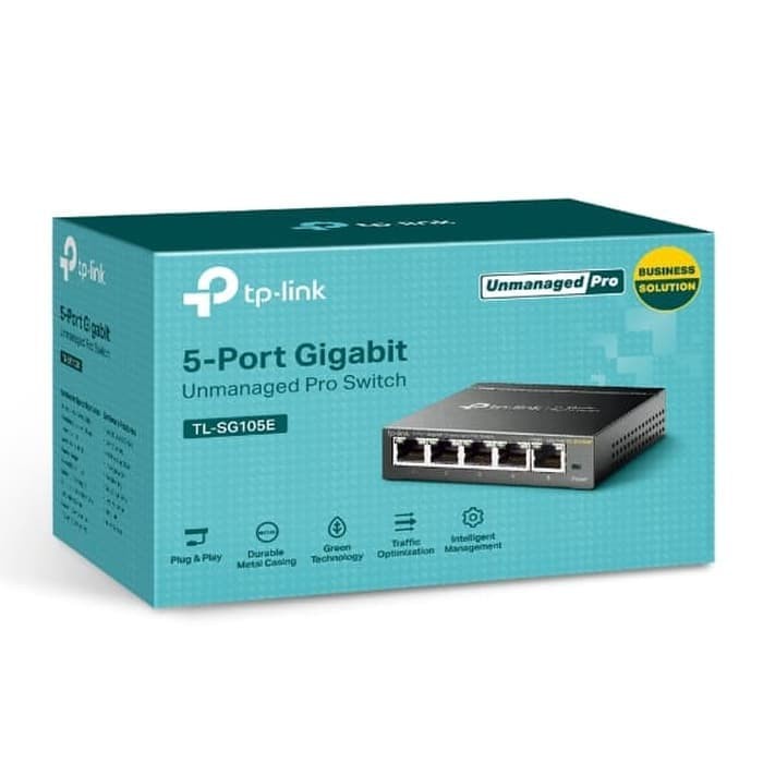 TP-LINK SG105E ORIGINAL RESMI SWITCH HUB 5 PORT GIGABIT TL-SG105E