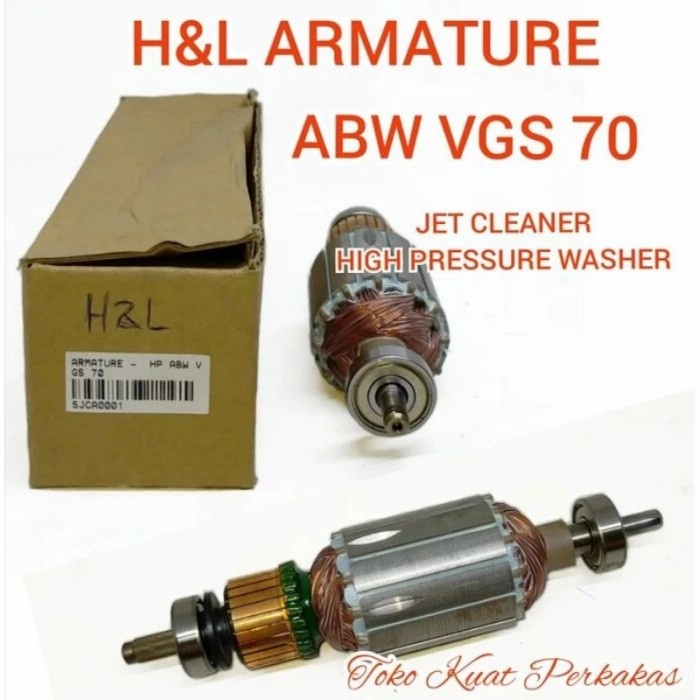 Armature mesin jet cleaner H&L ABW VGS 70 angker mesin cuci mobil