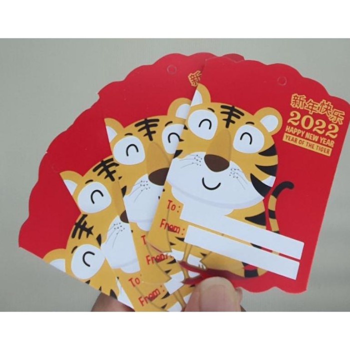 

New! Dus Mika Imlek Sekat 12 Uk. 6 Cm Merah Tag Limited