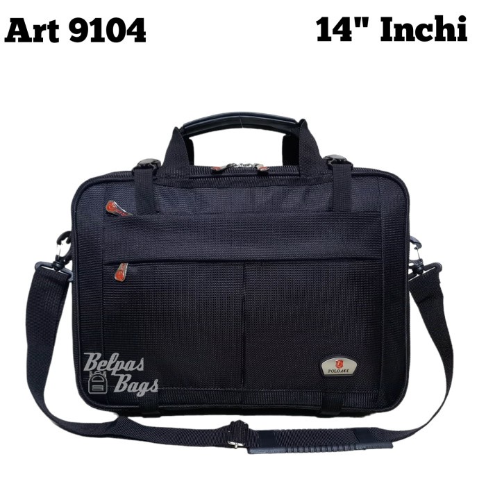 Tas kantor pria / Tas Ransel Selempang multifungsi polo Ace 3in 9104 - 9104 Hitam(X4A0) Tas slempang