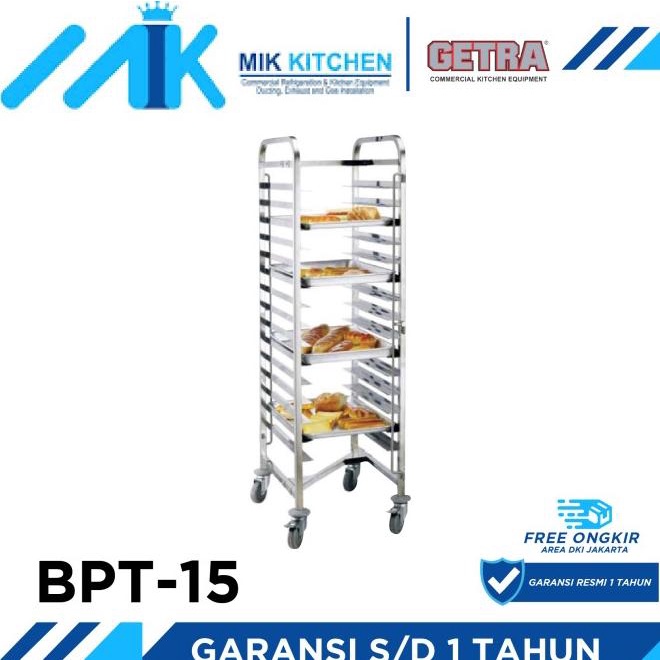 Getra S/S Gastronom/Bakery Trolley Bpt-15 / Bpt 15 / Bpt15