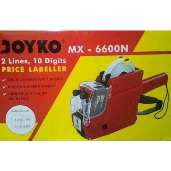 

Paket Joyko MX-6600N (angka,angka) - Alat Label Harga / Price Labeller