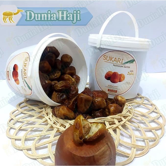 

Kurma Sukari Ember Al-Qossim 850Gr Basah Premium Saudi Dates Al Qassim