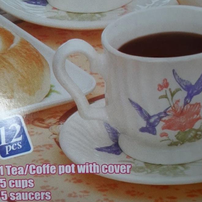  Coffe Set Napoleon 12 Pc / Tea Set / Gelas Cangkir Set / Gelas Souvenir