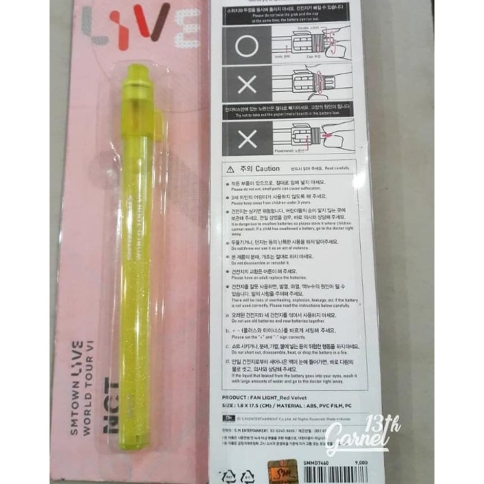 SMTOWN LIVE OFFICIAL LIGHTSTICK PENSTICK SUJU SNSD SHINEE EXO RV NCT