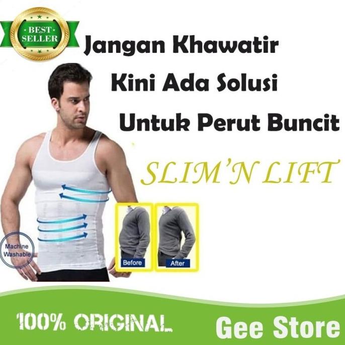 Korset Perut Buncit KAOS DALAM PRIA SIXPACK KORSET TEKHNOLOGI JEPANG A