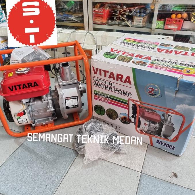 WP20CX MESIN BENSIN POMPA AIR HISAP PUMP 2" 2 INCH VITARA WP 20 CX