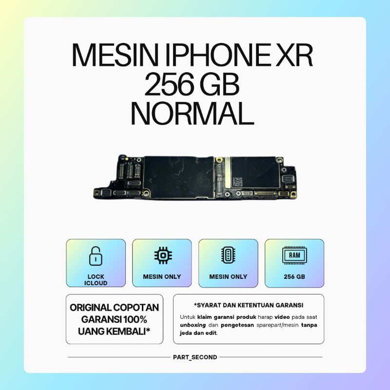 mesin iphone xr lock icloud 256 gb