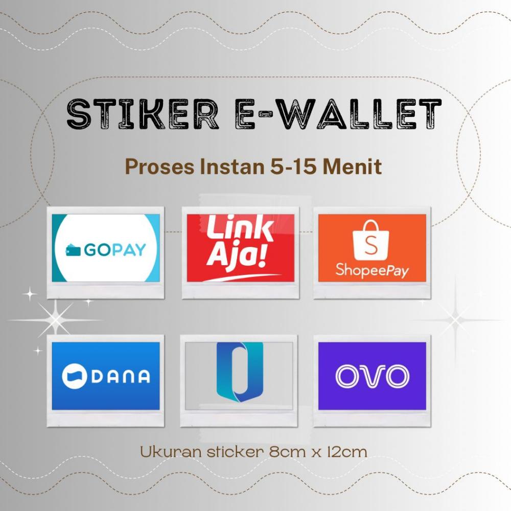 

Sticker / Stiker 3wallet saldo 8 x 12 cm semua bisa