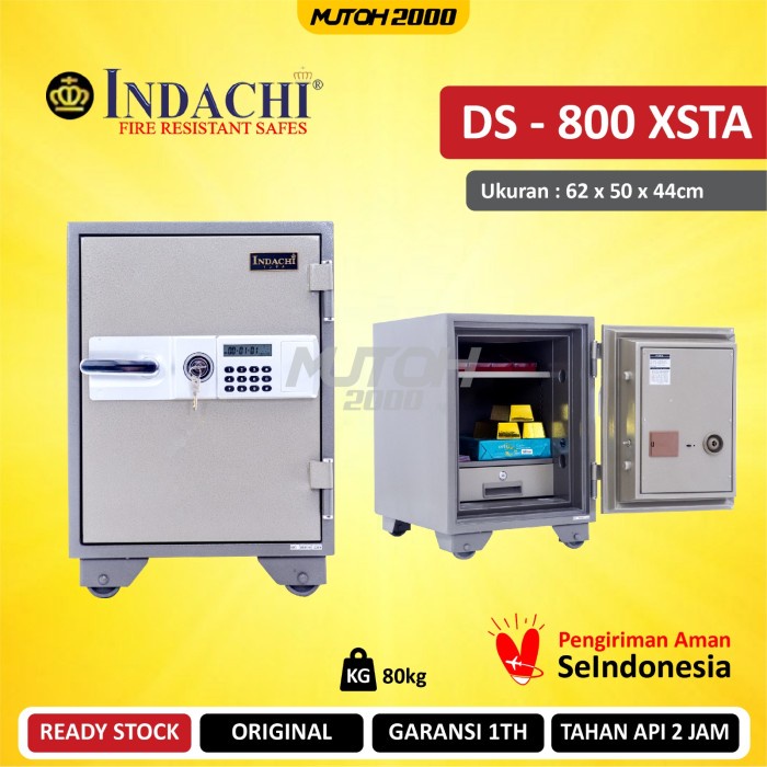 Brankas - Brankas Brangkas Digital Indachi Ds-800 Xsta Bergaransi Bersertifikasi