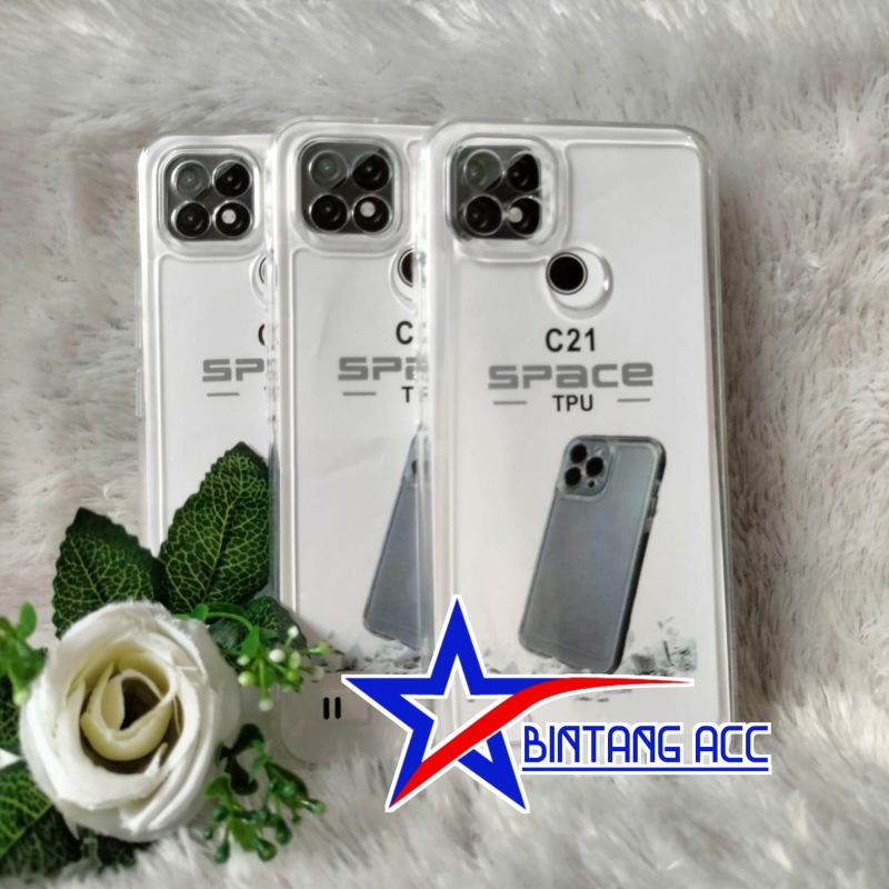 Silikon Casing Bening Realme C21 Case