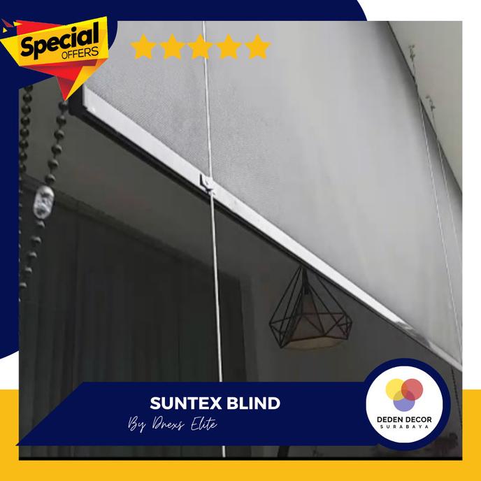 Tirai Gulung Outdoor - Suntex Blind Surabaya