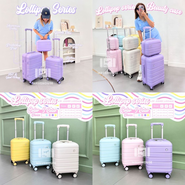 Joshee Koper Lollipop Series Cabin Size 16 Inch 20 Inch Bagasi 24 Inch