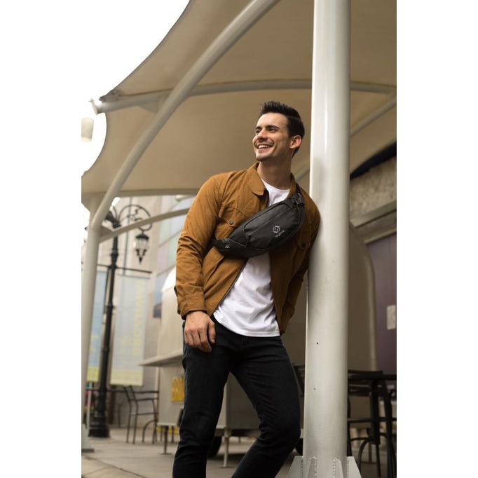 TAS SLEMPANG PRIA WAIST BAG COWOK CROSSBODY BODYPACK GADGET PRIA