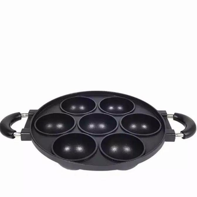 Cetakan Kue Serabi /Surabi / Apem 7 Lubang Cekung Happy Call