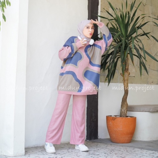 [AMAZED PEOPLE] Becca Oneset Vintage Knitt