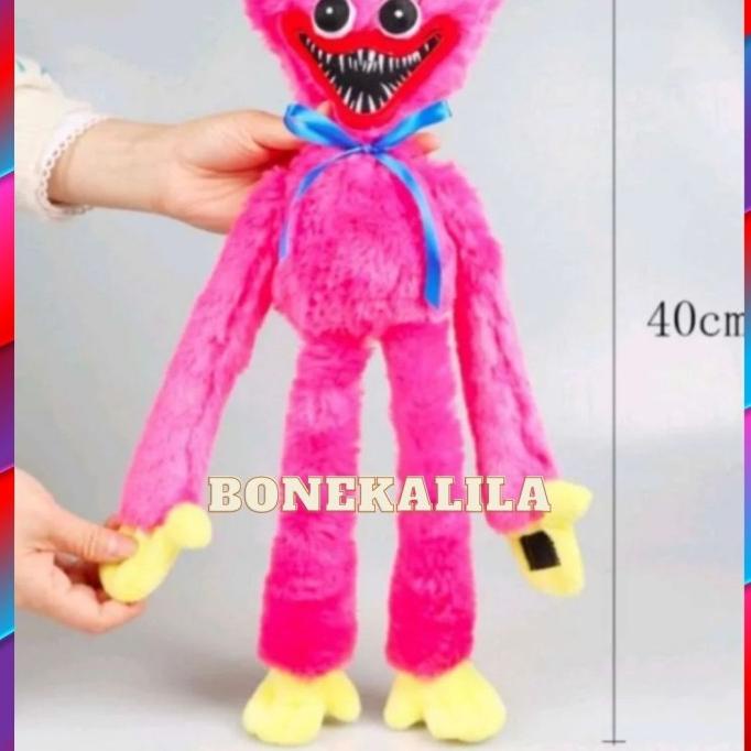 Terlaris Mainan Boneka Stuffed Plush Kartun Huggy Wuggy ( Hagi Wagi )