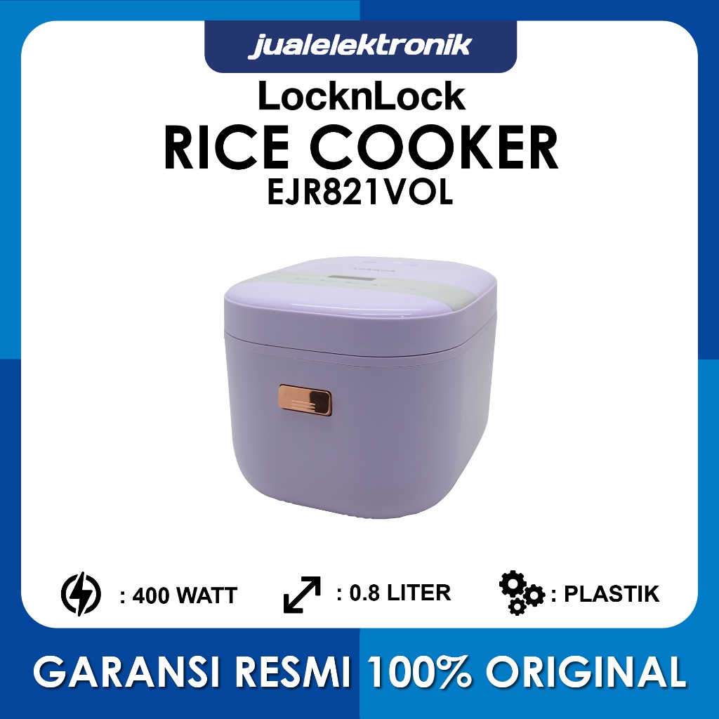 LocknLock EJR821VOL – Rice Cooker Low Sugar 0.8 Liter
