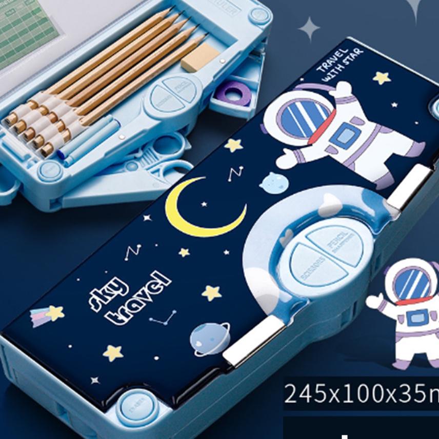 

Tempat Sil Multifungsi Motif Untuk Anak Kotak Sil Pola Kartun Lapisan Ganda Dan Tunggal Dengan Rautan Kapasitas