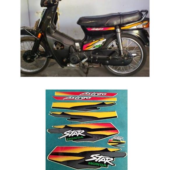 Bisa Cod Lis Striping Sticker Standar Stiker Astrea Star 97 Cod