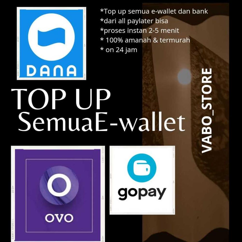 

Vabo stiker ewallet/sticker topup s4ld0instan ukuran 3x4 ,
