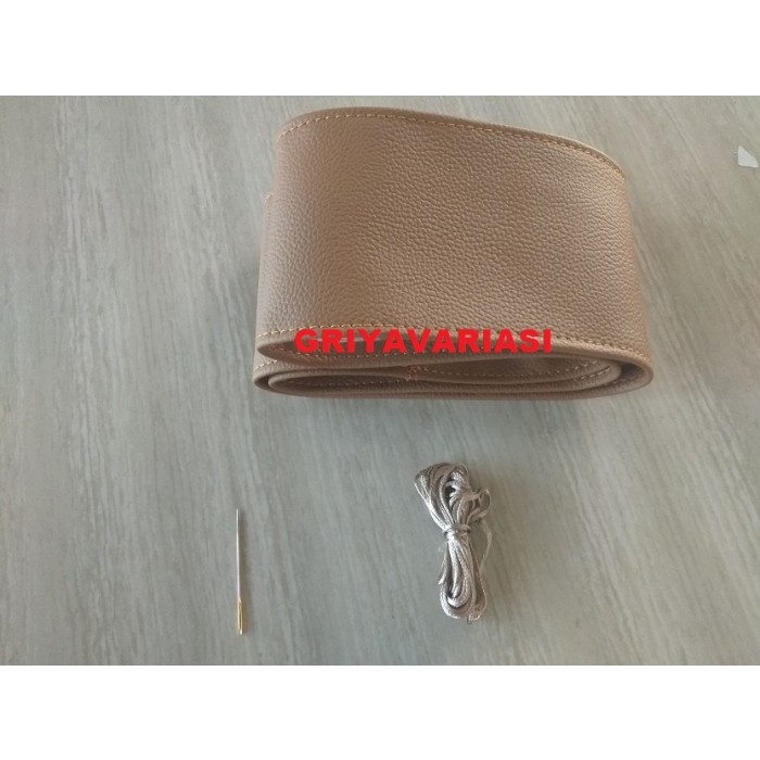 Cover Stir Mobil /Sarung Setir Mobil Warna Coklat Uk.36Cm Mbtech