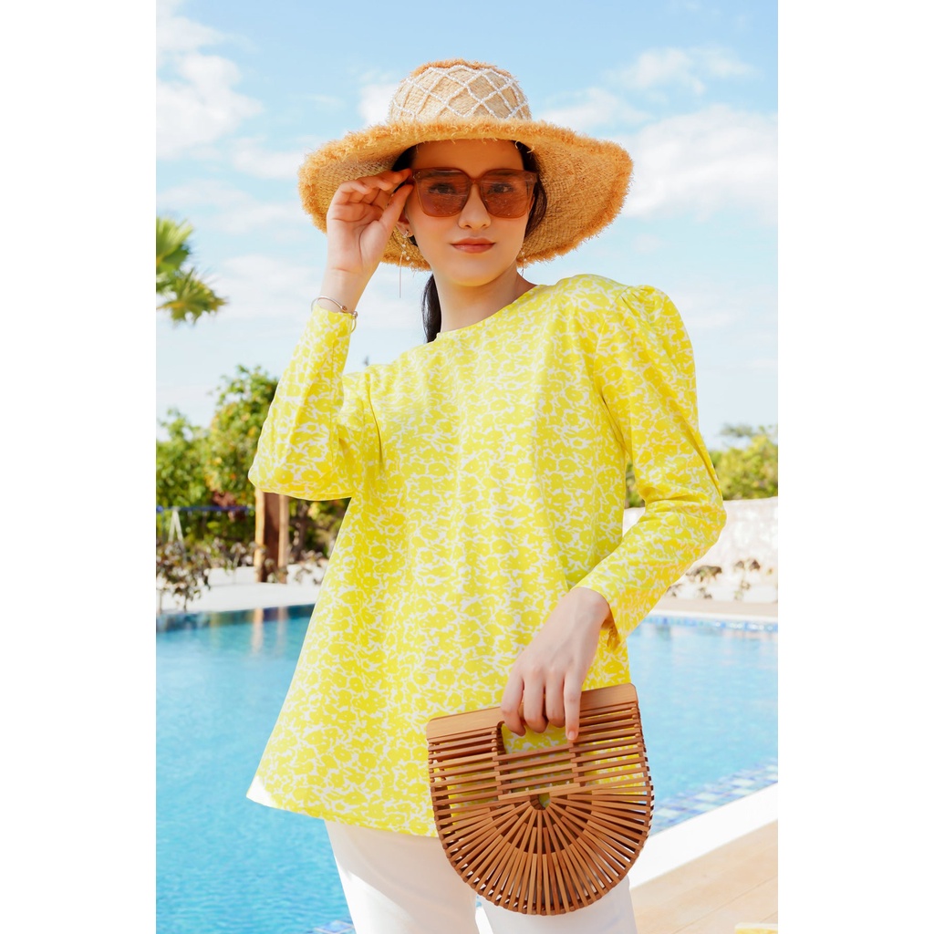 Benang Jarum - Dahlia Blouse - Yellow