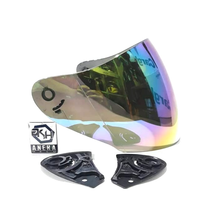 Kaca Helm Kyt Dj Maru Kyt Galaxy/Ink Centro #Pelangi