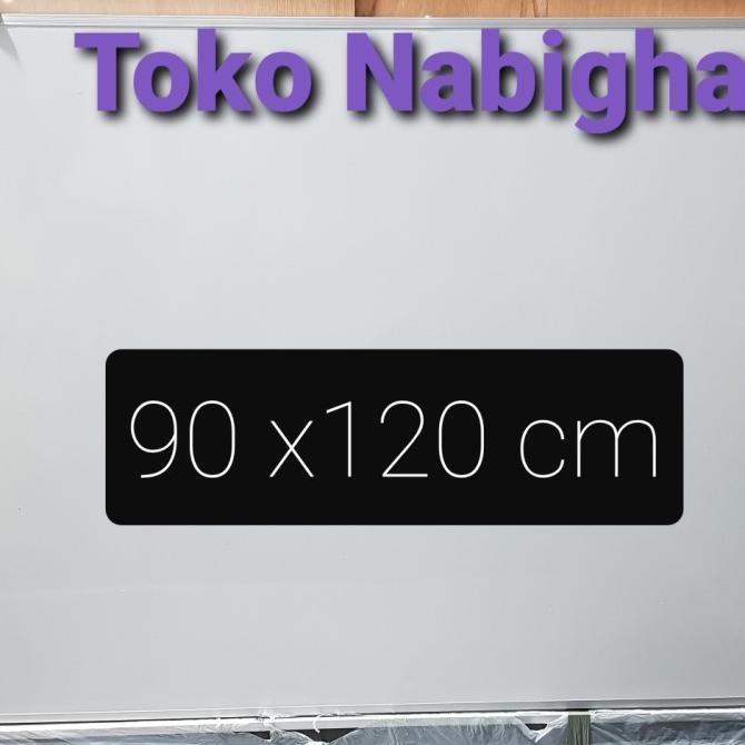 

Papan Tulis 90x120 Whiteboard & Blackboard 2 sisi