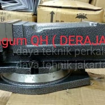 ragum bor QH 4" - catok milling derajat QH - ragum putar derajat