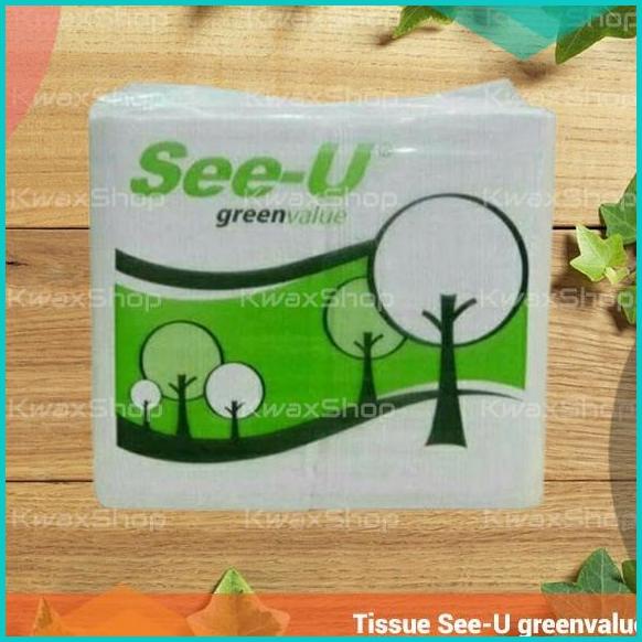 Tissue See-U GreenValue Facial Tissue ECO 2ply 650gr Tisu Wajah See U