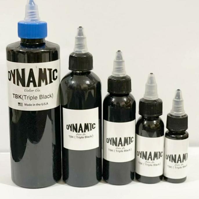 

TINTA TATTOO BLACK DYNAMIC TBK ( TRIPLE BLACK ) 1/2oz - 8oz
