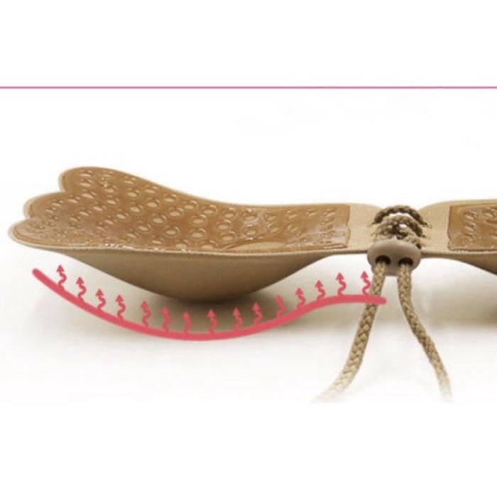 BISA COD - BRA PUSH UP CUP A B C BEIGE BLACK TEMPEL BACKLESS TANPA TALI INVISIBLE