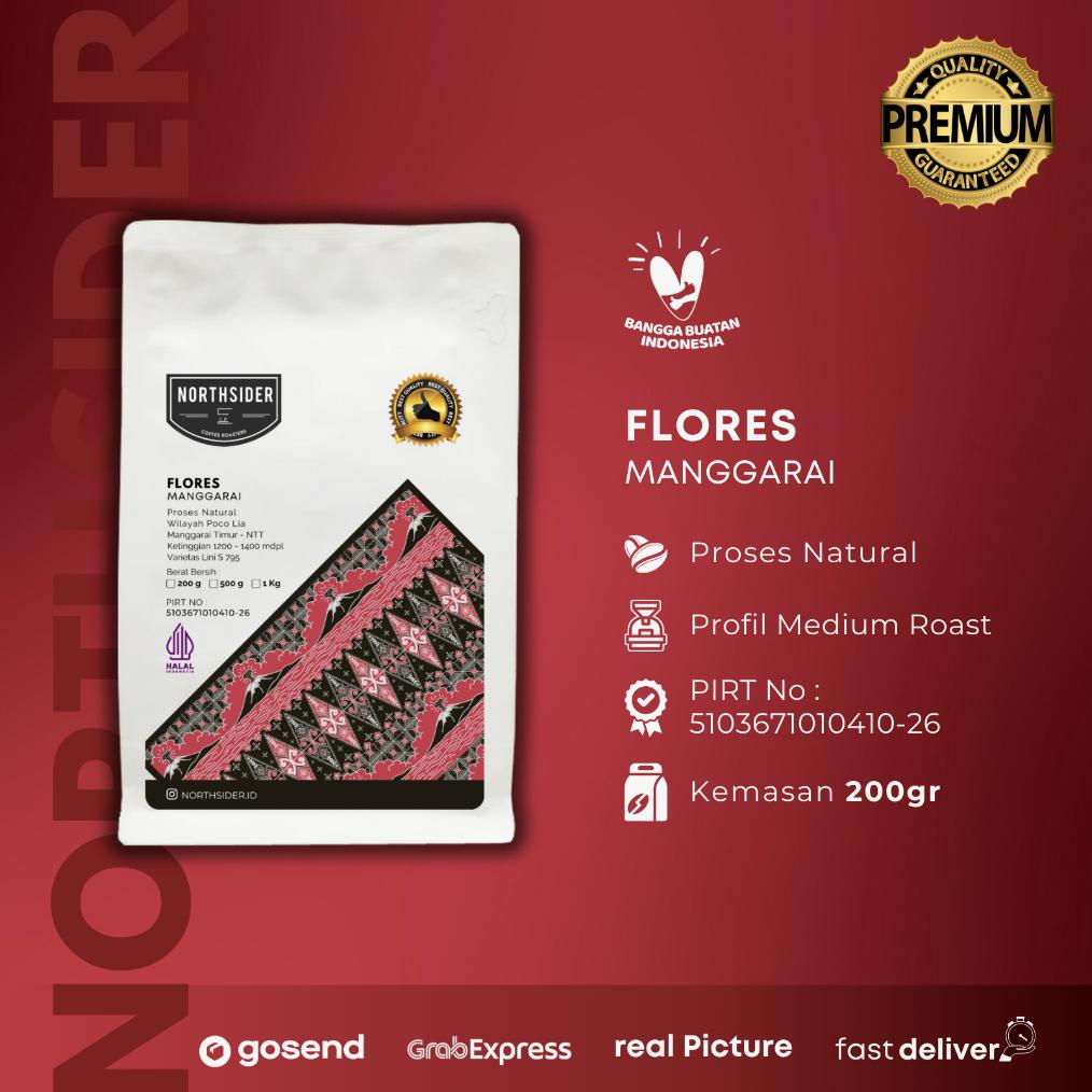 

Northsider Kopi arabika Flores Manggarai Natural coffee 200g