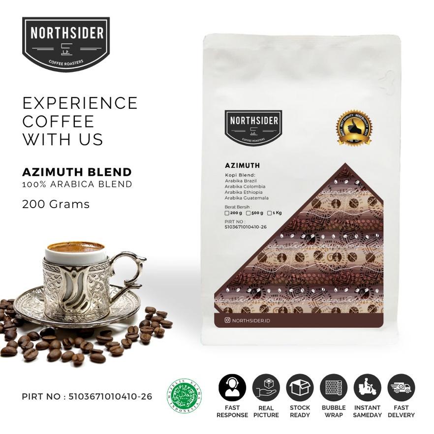 

Northsider Kopi arabika Azimuth Blend for Espresso dan Cold brew 200g