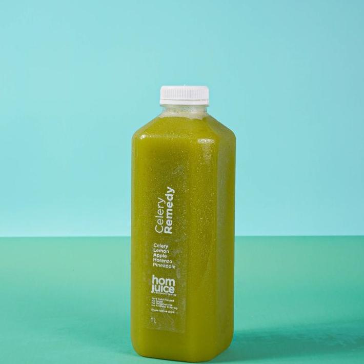 

Celery Remedy 1 Liter Cold Pressed Healthy Jus Hom - Jus Sehat - Jus - Detox