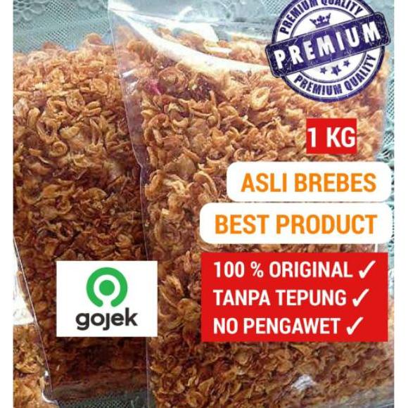 

1Kg ,Bawang Goreng Aneka Rasa Brebes Tanpa Tepung 1Kg Bawang Merah Goreng Brambang Goreng